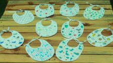Baby Muslin bibs set of 3